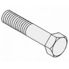 Hinge Plate Bolt - SS-  HHS0481S